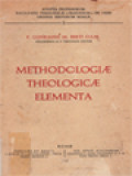 Methodologiæ Theologicæ Elementa