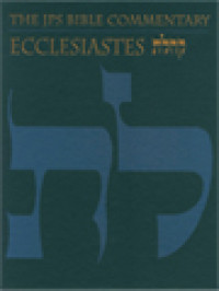 The JPS Bible Commentary: Ecclesiastes קהלת