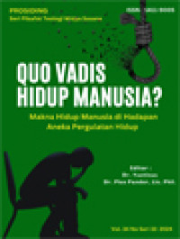 Image of Quo Vadis Hidup Manusia? Makna Hidup Manusia Di Hadapan Aneka Pergulatan Hidup (33) / Yustinus, Pius Pandor (Editor); Automutilasi Dan Percobaan Bunuh Diri Sebagai Irregularitas Tahbisan Suci Menurut Kanon 1041, No. 5 (198-221)