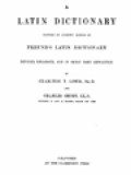 A Latin Dictionary Lewis And Short