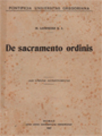 Image of De Sacramento Ordinis