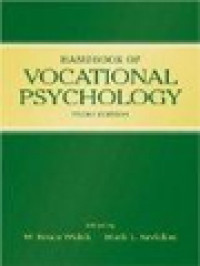Image of Handbook Of Vocational Psychology: Theory: Research, And Practice / W. Bruce Walsh, Mark L. Savickas (Edited)