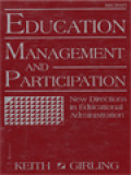 Education Management And Participation: New Directions In Educational Administration