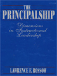 The Principalship: Dimensions In Instructional Leadership