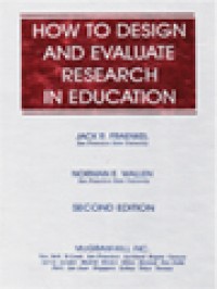 Image of How To Design And Evaluate Research In Education