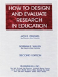 How To Design And Evaluate Research In Education