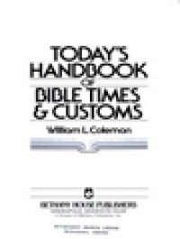 Image of Today's Handbook Of Bible Times & Customs