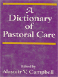 Image of A Dictionary Of Pastoral Care