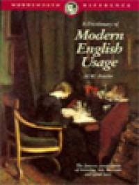 A Dictionary Of Modern English Usage