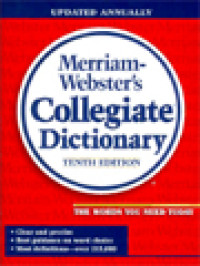 Image of Merriam-Wester's Collegiate Dictionary