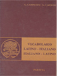 Image of Vocabolario: Latino-Italiano; Italiano-Latino