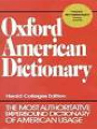 Oxford American Dictionary