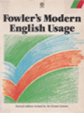 Fowler's Modern English Usage