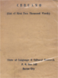 Image of Cebuano (List Of First Two Thousand Words)