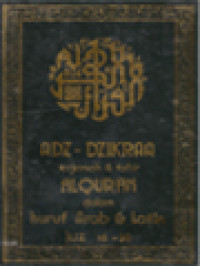 Adz-Dzikraa Terjemah & Tafsir Alqur'an Dalam Huruf Arab & Latin Juz 16-20