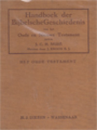 Image of Handboek Der Bijbelsche Geschiedenis Van Het Oude En Nieuwe Testament