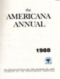 Image of The Americana Annual 1988 / Encyclopedia Americana