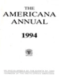 The Americana Annual 1994 / Encyclopedia Americana