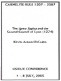 The Ignea Sagitta And The Second Council Of Lyon (1274)