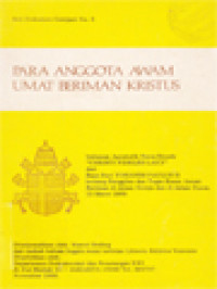 Para Anggota Awam Umat Beriman Kristus: Imbauan Apostolik Pasca Sinode 