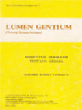 Lumen Gentium (Terang Bangsa-Bangsa): Konstitusi Dogmatis Tentang Gereja - Dokumen Konsili Vatikan II