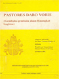 Image of Pastores Dabo Vobis (Gembala-Gembala Akan Kuangkat Bagimu)