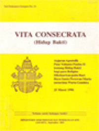 Vita Consecrata (Hidup Bakti)