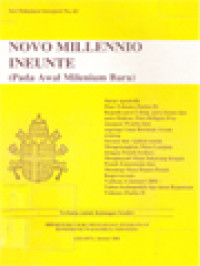 Image of Novo Millennio Ineunte (Pada Awal Milenium Baru)