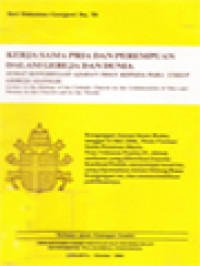 Image of Kerja Sama Pria Dan Perempuan Dalam Gereja Dan Dunia: Surat Kongregasi Ajaran Iman Kepada Para Uskup Gereja Katolik