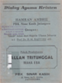 Image of Allah Tritunggal Maha Esa: Dialog Agama Kristen