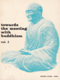 Towards The Meeting With Buddhism I