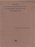 Studies On The Language And Style Of Columba The Younger (Columbanus)