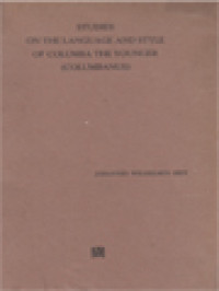Image of Studies On The Language And Style Of Columba The Younger (Columbanus)