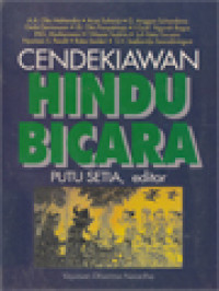 Image of Cendekiawan Hindu Bicara / Putu Setia (Editor)