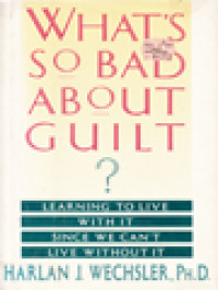 What's So Bad About Guilt?: Learning To Live With It Since We Can't Live Without It