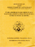 Konstitusi Dan Directorium Generale Para Rubiah Dari Ordo Para Saudara Santa Perawan Maria Dari Gunung Karmel