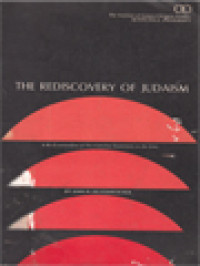Image of The Rediscovery Of Judaism: A Re-Examination Of The Conciliar Statement On The Jews