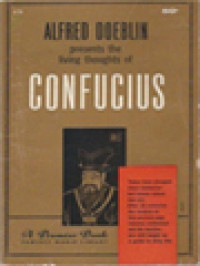 Confucius: The Living Thoughts Series