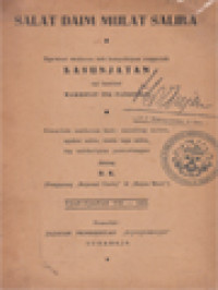 Image of Salat Daim Mulat Salira: Ngewrat Wedaran Bab Lampahipun Anggajuh Kasunjatan Ugi Kasebut Makrifat Ing Pangeran