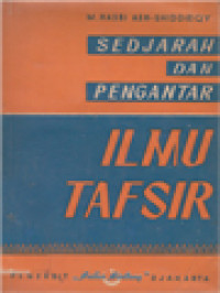 Sedjarah Dan Pengantar Ilmu Tafsir