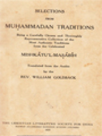 Selections From Muhammadan Traditions