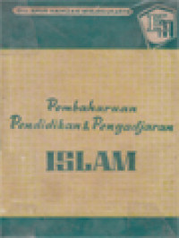 Pembaharuan Pendidikan & Pengajaran Islam