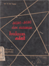 Image of Asas-Asas Dan Susunan Hukum Adat: Beginselen En Stelsel Het Adatrecht