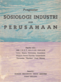 Image of Pengantar Sosiologi Industri Dan Perusahaan