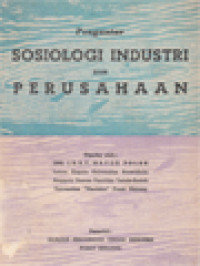 Pengantar Sosiologi Industri Dan Perusahaan