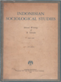 Indonesian Sociological Studies, Part One