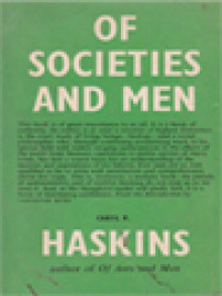 Of Societies And Men