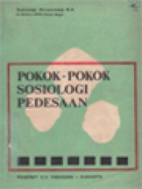 Image of Pokok-Pokok Sosiologi Pedesaan