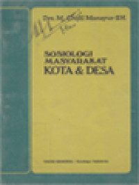 Image of Sosiologi Masyarakat Kota & Desa