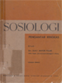 Sosiologi: Suatu Buku Pengantar Ringkas